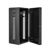 StarTech.com 4-Stabu 26U Sienas Tīkla Skapis ar 1U Plauktu, 19 collu Eņģu Sienas Servera Rack Datu/AV/Elektronikas/Datoru Iekārtām, Elastīgs Ventilējams Rack Korpuss
