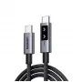 Ugreen 35501 USB C kabelis 1 m Melns