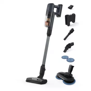 Electrolux EP71B14WET Stick putekļsūcējs, slapjā/sausā tīrīšana, bezmaiss, 0.3 L, zils, 4 Ah