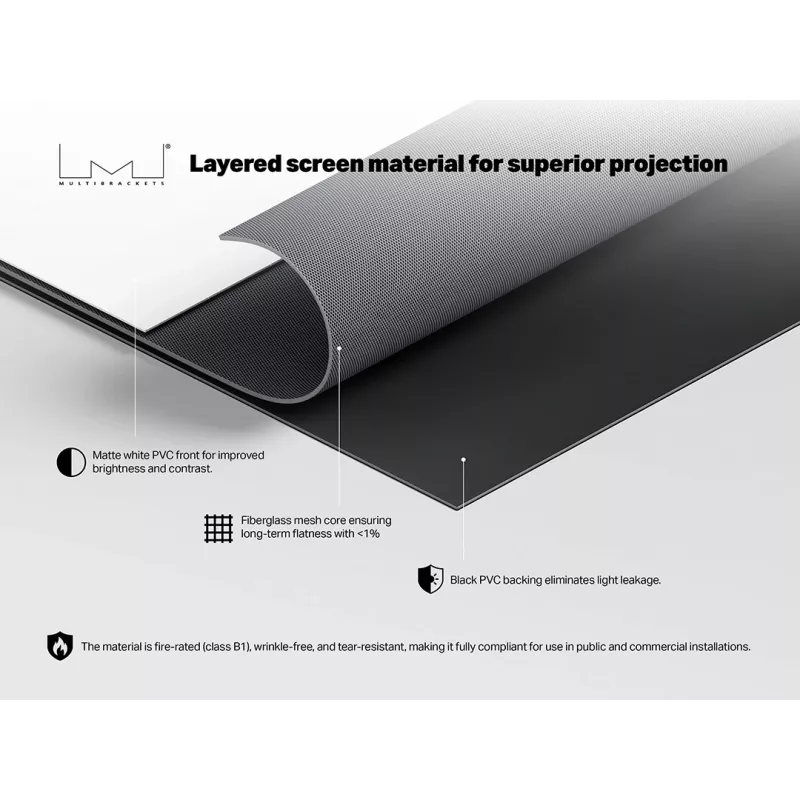 Multibrackets M 16:9 Manuālais projekcijas ekrāns 200x112, 90 collas