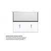 Multibrackets M 16:9 Manuālais projekcijas ekrāns 200x112, 90 collas