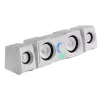 Mars Gaming MS22W kompaktie datorskaļruņi 2.2 RGB Flow zemfrekvences skaļrunis + 4 aktīvie skaļruņi DSP skaņa 35W balts