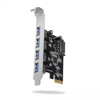 Axagon PCEU-430VL PCI-Express karte 4x USB 3.2 Gen 1 iekšējais adapteris