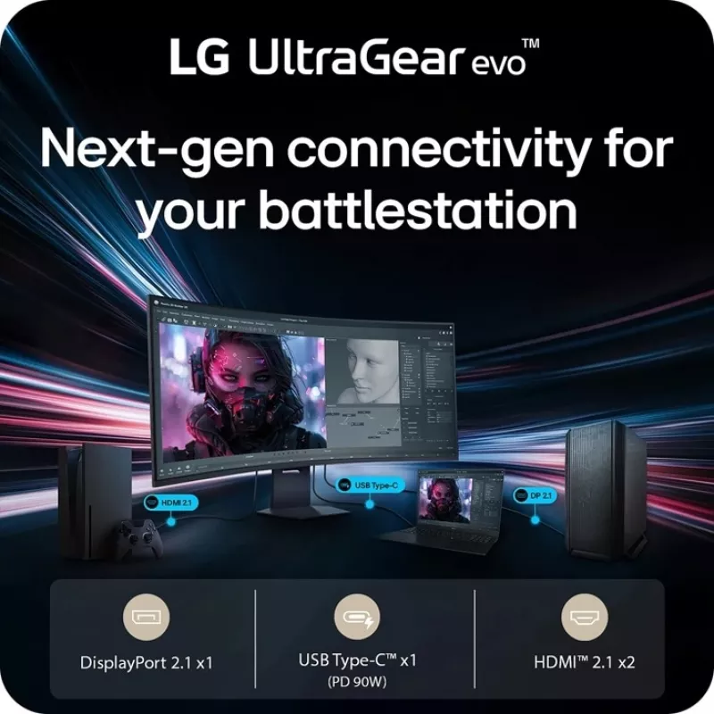 LG 52G930B-B.AEU dators 132,1 cm (52 collu) monitors, 5120 x 2160 pikseļi, melns