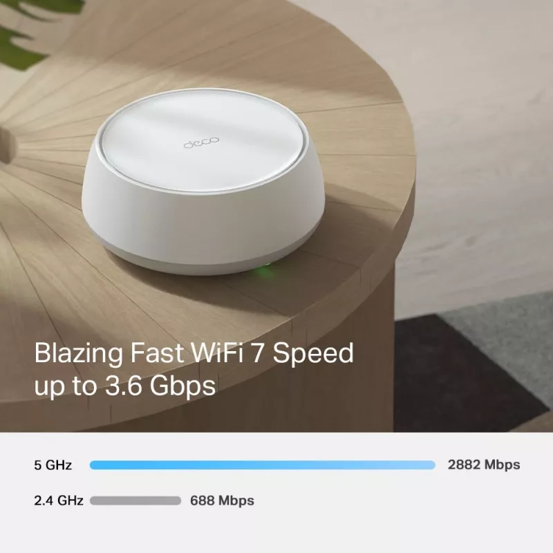 TP-Link BE3600 Whole Home Mesh Wi-Fi 7 sistēma, 2.5G Multi Gigabit
