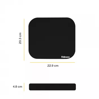 Fellowes Premium Mousepad - Melns