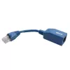 Tīkla kabelis Tripp Lite N034-05N-BL RJ45 vīriešu/sieviešu Cat6 0,127m Zils