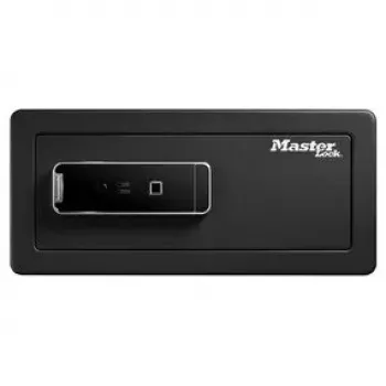 Brīvi stāvošs seifs MASTER LOCK LX110BEURHRO Melns 2 Atslēgas Pirkstu nospiedumu lasītājs
