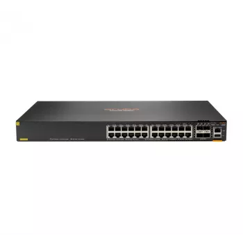 Pārvaldāms slēdzis Aruba 6300F 24-portu 1GbE Class 4 PoE un 4-portu SFP56