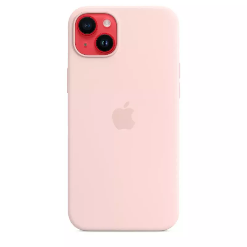Silicone Maciņš Apple iPhone 14 Plus MagSafe Chalk Pink