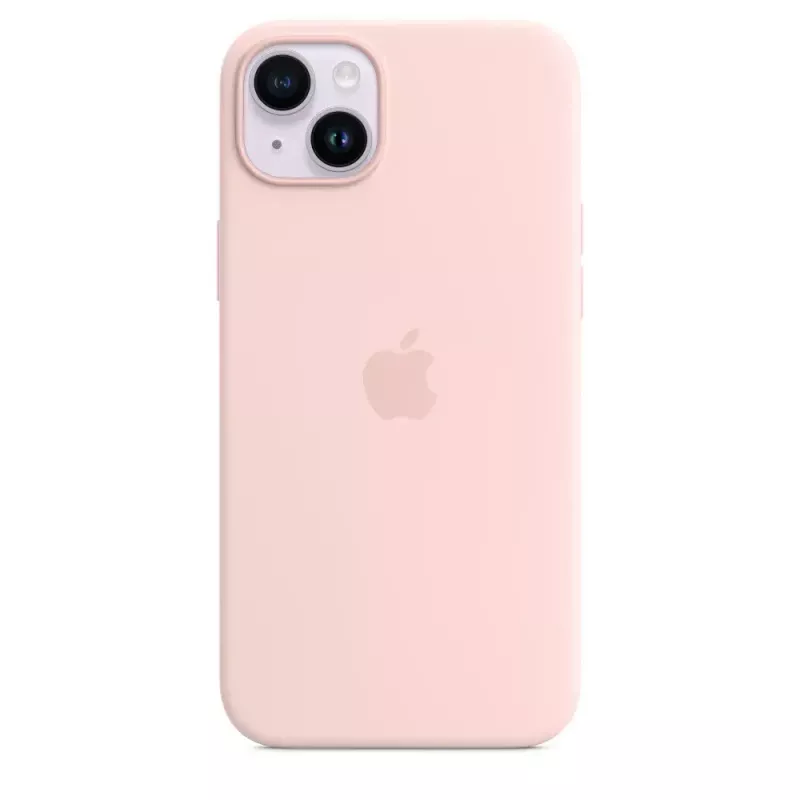 Silicone Maciņš Apple iPhone 14 Plus MagSafe Chalk Pink