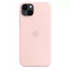 Silicone Maciņš Apple iPhone 14 Plus MagSafe Chalk Pink