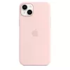 Silicone Maciņš Apple iPhone 14 Plus MagSafe Chalk Pink