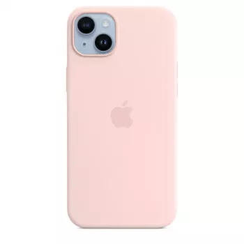 Silicone Maciņš Apple iPhone 14 Plus MagSafe Chalk Pink