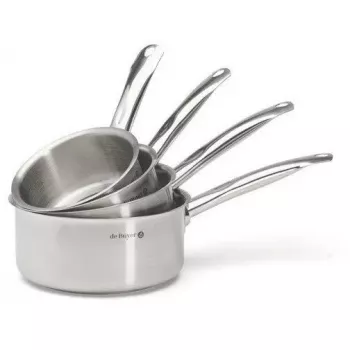 Nerūsējošā tērauda kastrolis de buyer PRIM APPETY 20 cm DB3501-20, indukcijai piemērots