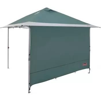 Nojume COLEMAN OnePush Shelter M Sunwall — kompakta saliekama saules nojume ar Sunwall paneli