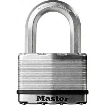 Atslēga MASTERLOCK M5EURDCC drošības līmenis 9, rūdīta tērauda cilpa, misiņa korpuss