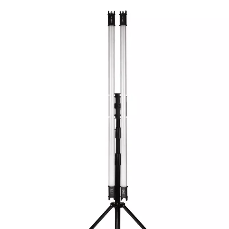 Montāžas komplekts Nanlite Pavotube Double Bank 2 T12 LED caurulei Melns
