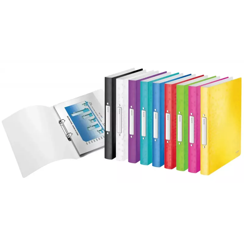 Leitz WOW Ring Binder A4 sarkans apaļie gredzeni polipropilēns 32mm