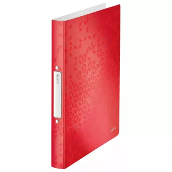Leitz WOW Ring Binder A4 sarkans apaļie gredzeni polipropilēns 32mm