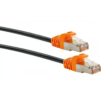 Tīkla kabelis Schwaiger CKO7020 531 RJ-45 Cat7 2m Melns Oranžs
