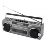 Portatīvais kasešu atskaņotājs Soundmaster SRR80TI ar DAB+ un FM, LCD displejs, 3 W RMS, 3,5 mm austiņas, baterija/230V