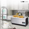 Grauzdētājs Clatronic TA 3687 4 šķēles 1200 W Melns Nerūsējošais tērauds