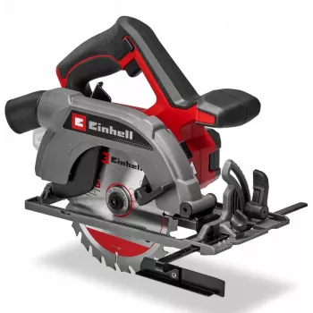 Bezvada ripzāģis EINHELL TE‑CS 18/165‑2 Li (Solo) — 18 V, max griešanas dziļums 57 mm, komplektā paralēlais atdurs, bez akumulatora/lādētāja