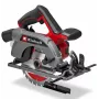 Bezvada ripzāģis EINHELL TE‑CS 18/165‑2 Li (Solo) — 18 V, max griešanas dziļums 57 mm, komplektā paralēlais atdurs, bez akumulatora/lādētāja