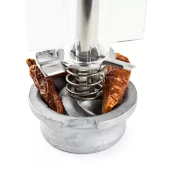 Peugeot Ouessant 42669C14 — čili piparu dzirnaviņas, nerūsējošais tērauds/akrils, 14 cm