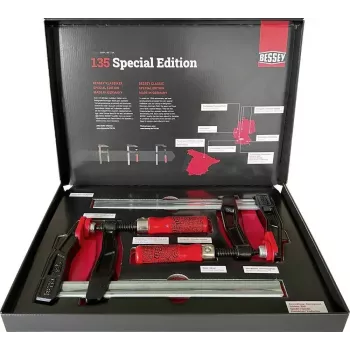Skavas Bessey TGA25SET-135, 2× Jubilejas stieņa skavas, 250 mm iespīlēšanas jauda