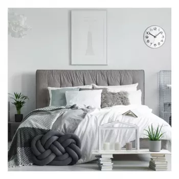 Kvarca pulkstenis TFA-Dostmann 60.3017 Circle Grey White sienas/galda pulkstenis