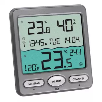Termometrs TFA-Dostmann 30.3056.10 digitālais plastmasas ar bateriju darbināms -40 līdz 60 °C