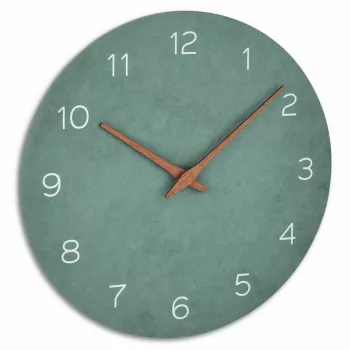 Kvarca pulkstenis TFA-Dostmann 60.3054.04 Circle Green sienas/galda