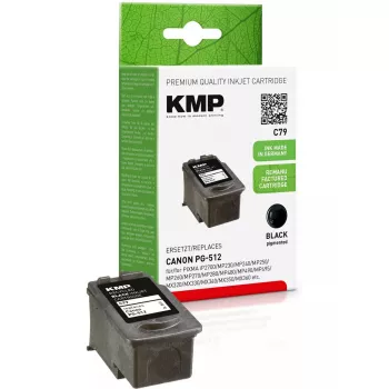 Kartridžs KMP Canon PG512 melns