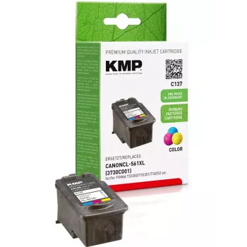 KMP C137 Cyan Magenta Yellow tintas kasetes (3 gab.)