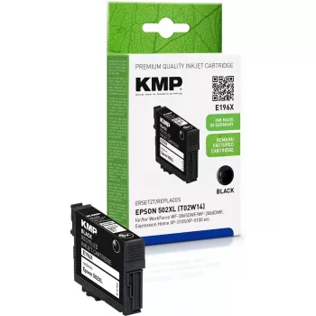 KMP Epson 502XL melna kasetne
