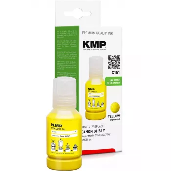 KMP Canon Maxify GI56Y Dzeltens – saderīga kasetne