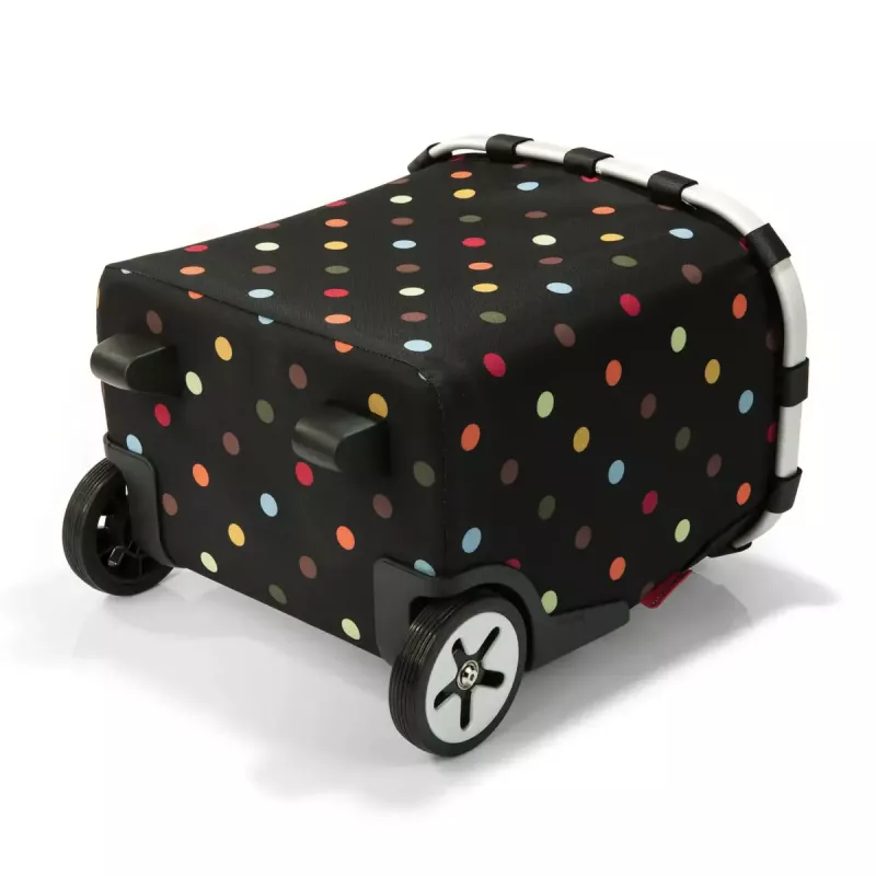 Iepirkumu soma Reisenthel Carrycruiser — 40 L, alumīnija rāmis, poliesters, 420×320 mm, melna/daudzkrāsaina