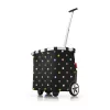 Iepirkumu soma Reisenthel Carrycruiser — 40 L, alumīnija rāmis, poliesters, 420×320 mm, melna/daudzkrāsaina