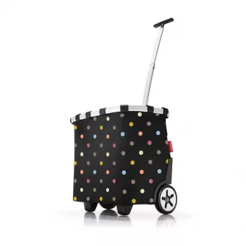 Iepirkumu soma Reisenthel Carrycruiser — 40 L, alumīnija rāmis, poliesters, 420×320 mm, melna/daudzkrāsaina