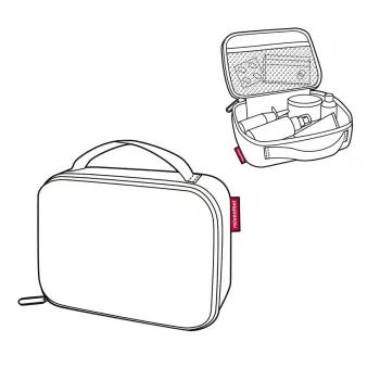 Termo konteiners Reisenthel Thermocase Black 1.5 L Alumīnijs Poliesters