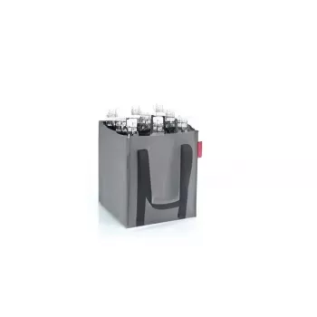 Pudeļu soma Reisenthel Bottlebag Pelēka Poliesters 240x240x280mm