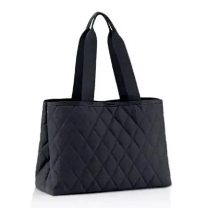 Tote soma Reisenthel Classic Shopper L — Poliesters, 12 L, 280×160 mm, Melna