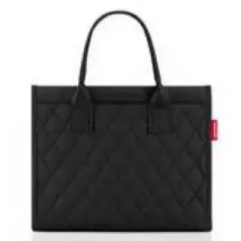 Tote soma Reisenthel daily shopper business — poliesters, 14 L, melna, rāvējslēdzējs