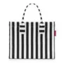 Tote soma Reisenthel Daily Shopper — Melns/Balts, Poliesters, 14 L, 420×170 mm