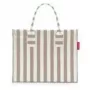 Tote soma Reisenthel Daily Shopper — Poliesters, 14 L, 420×170 mm, Bēšs/Balts