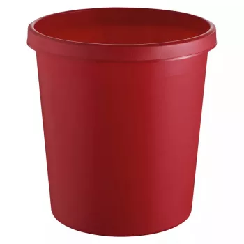 Atkritumu tvertne apaļa plastmasas sarkana Helit H6105825