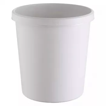 Atkritumu tvertne Helit H6105882 18 L Apaļa Plastmasa Pelēka