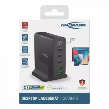 Iekštelpu lādētājs Ansmann DC5140PD Universāls Melns USB Ātrā uzlāde